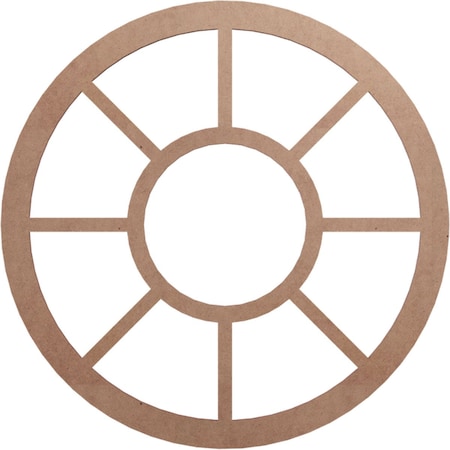 Ekena Millwork Grace Wood Fretwork Pierced Ceiling Medallion, Wood (Paint Grade), 22"OD x 8"ID x 3/8"T CMWP22X0375GRMF